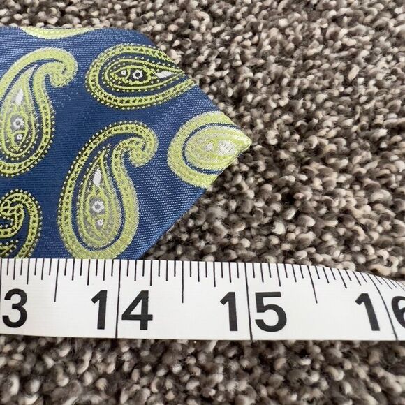 Kids Vintage Paisley Silk Clip On Tie - Picture 6 of 6